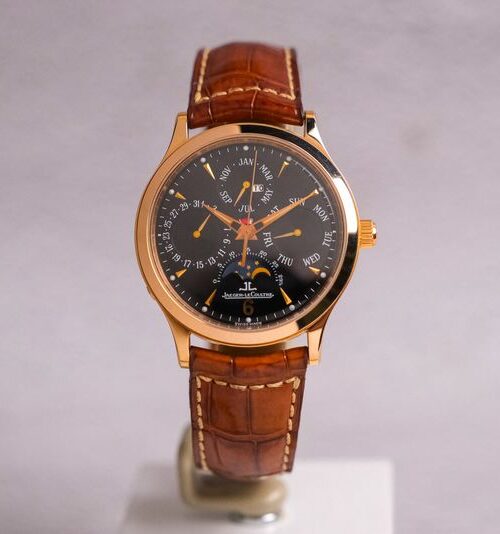 นาฬิกา Jaeger LeCoultre Master Control Perpetual Calendar 18K Rose Gold 140.2.80