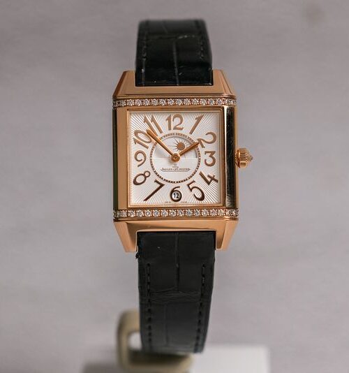 Jaeger LeCoultre Reverso Squadra Lady Duetto Diamond 18K Rose Gold