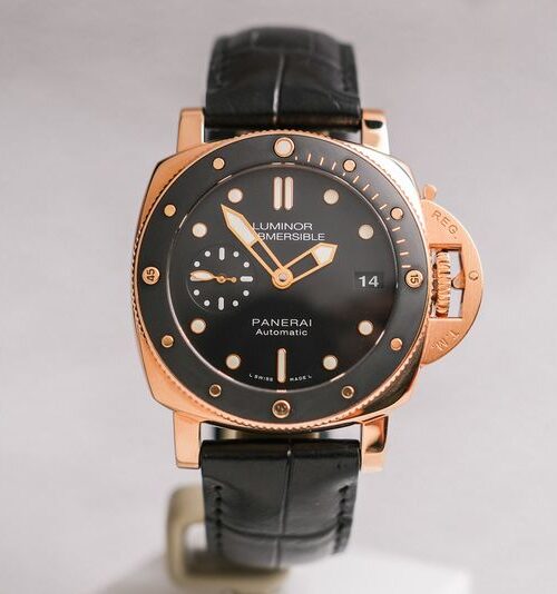 นาฬิกามือสอง Panerai Luminor Submersible 1950 18K Red Gold PAM684