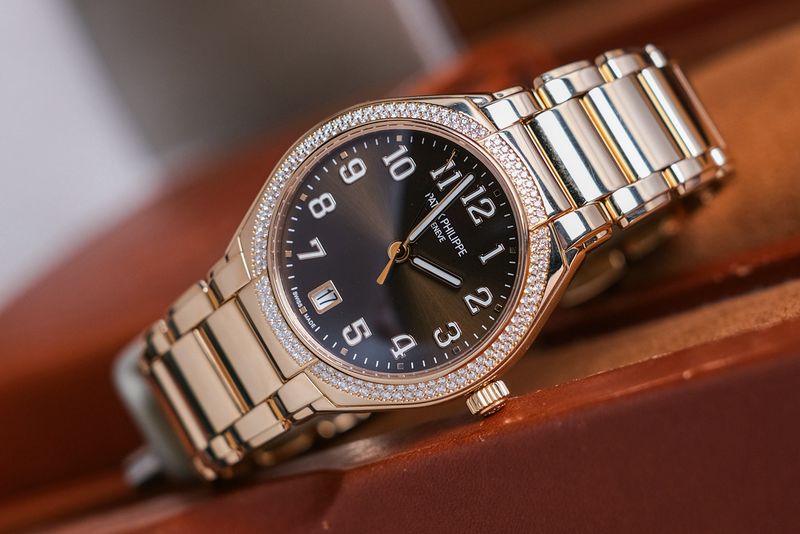 นาฬิกามือสอง Patek Philippe Twenty Four 18k Rose Gold Diamond 73001200