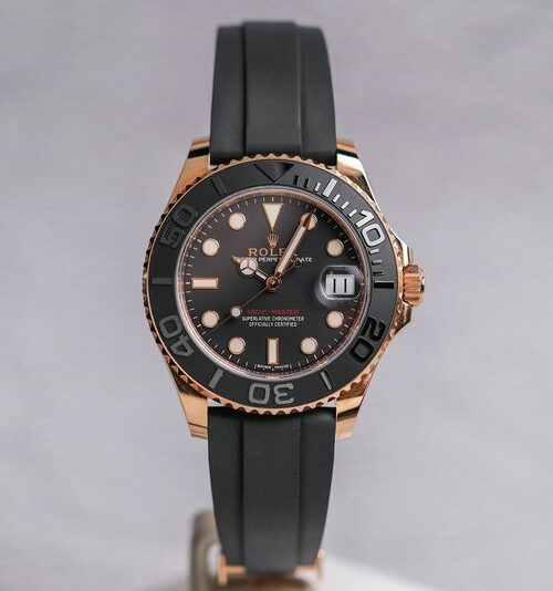 ROLEX YACHT MASTER 37 18K Rose Gold 268655