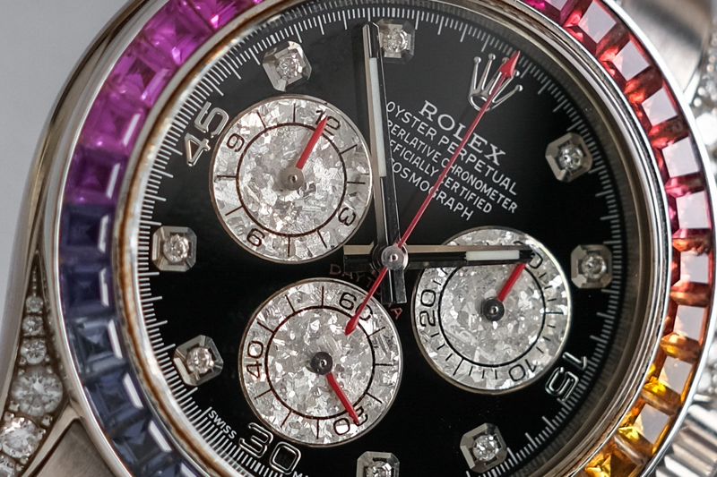 Rolex Daytona Rainbow 18k White Gold (5)