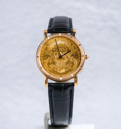 CORUM TWENTY DOLLAR COIN WATCH 18k GOLD