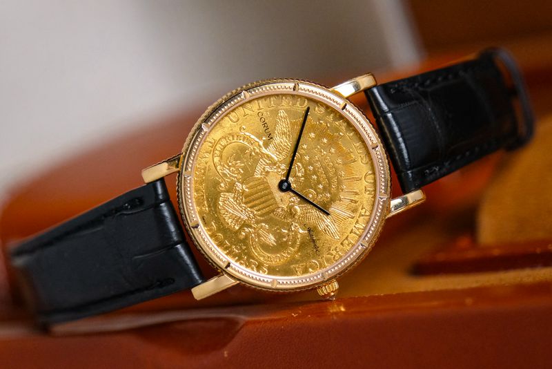 CORUM TWENTY DOLLAR COIN WATCH 18k GOLD (7)