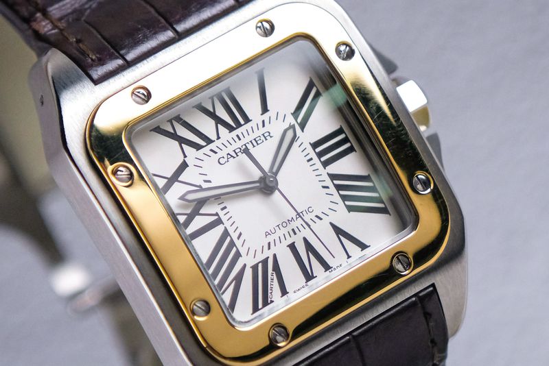 นาฬิกามือสอง Cartier Santos 100 W20107X7