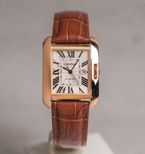 นาฬิกามือสอง Cartier Tank Anglaise 18K Rose Gold