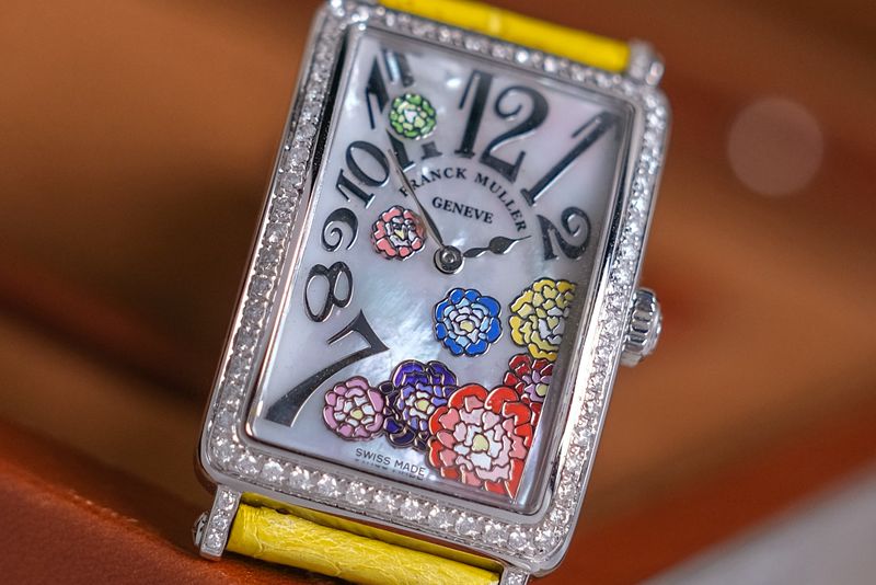 Franck Muller Long Island 952 QZ MOP Diamonds Flowers (3)