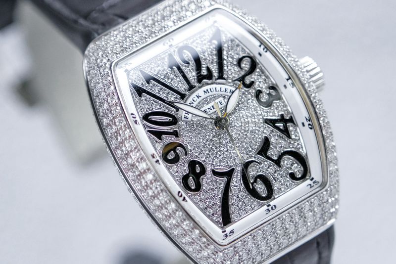 ขายนาฬิกา Frank Muller Vanguard V32 Full Diamond