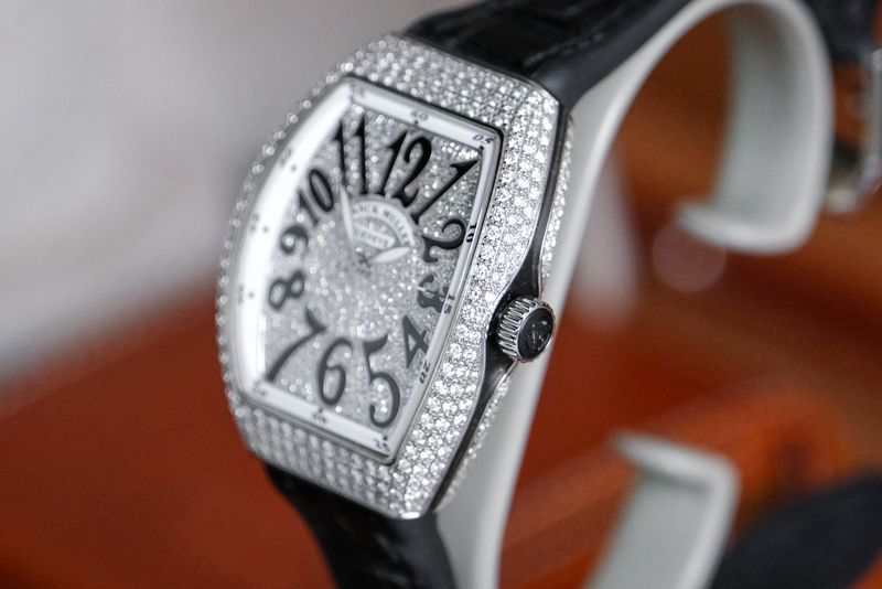 นาฬิกา Frank Muller Vanguard V32 Full Diamond