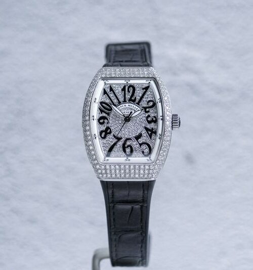 นาฬิกามือสอง Frank Muller Vanguard V32 Full Diamond