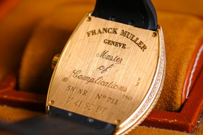 Frank Muller Vanguard V41 Diamond solid back case