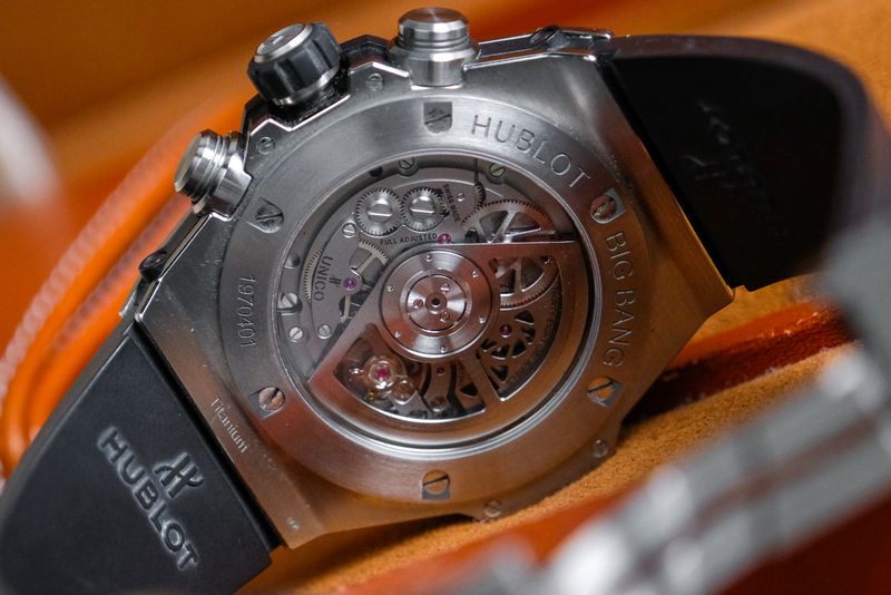 Hublot Big Bang Unico Titanium Ceramic open automatic case back