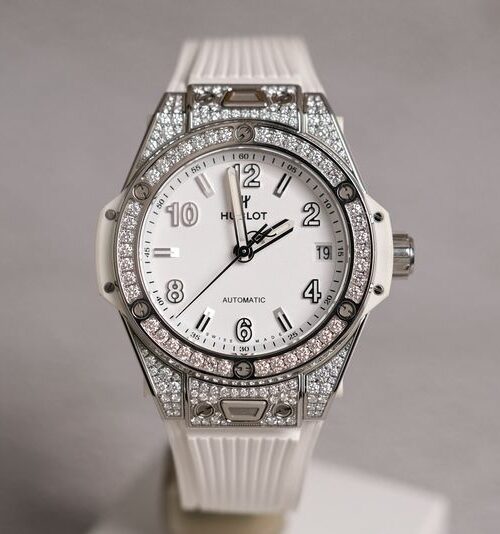 รับซื้อนาฬิกา Hublot Big Bang White Pave Diamond 465.SE.2010.RW