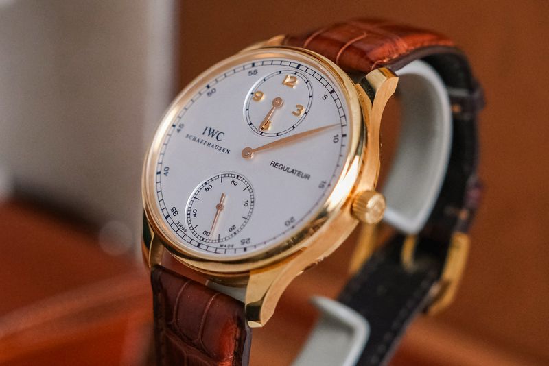 ขายนาฬิกา IWC Regulateur 18K Rose Gold