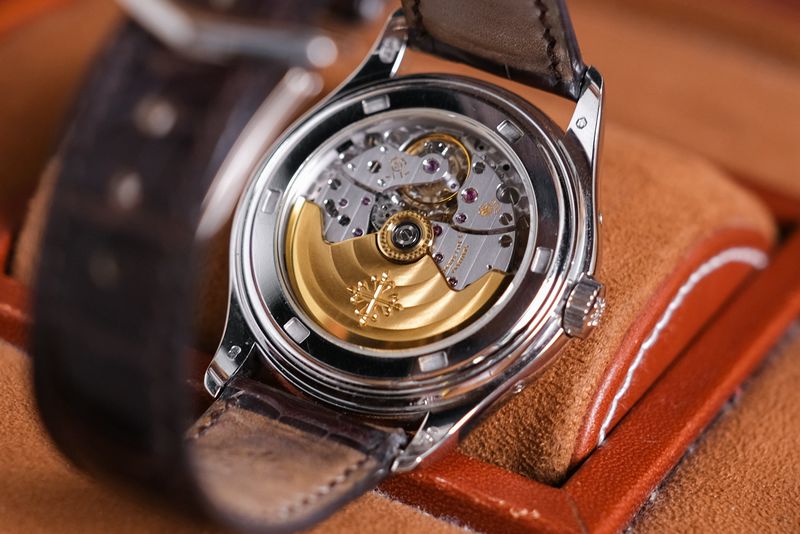 Patek Philippe 5146G Annual Calendar 18k White Gold open automatic case back