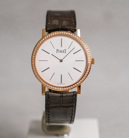 นาฬิกามือสอง Piaget Altiplano Mecanique Ultra Thin 18K Rose Gold Diamond