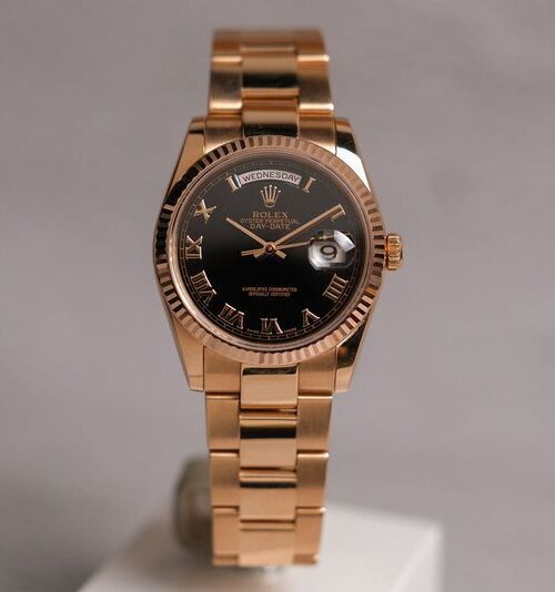ROLEX DAY DATE 36 Full 18K Rose Gold 118205