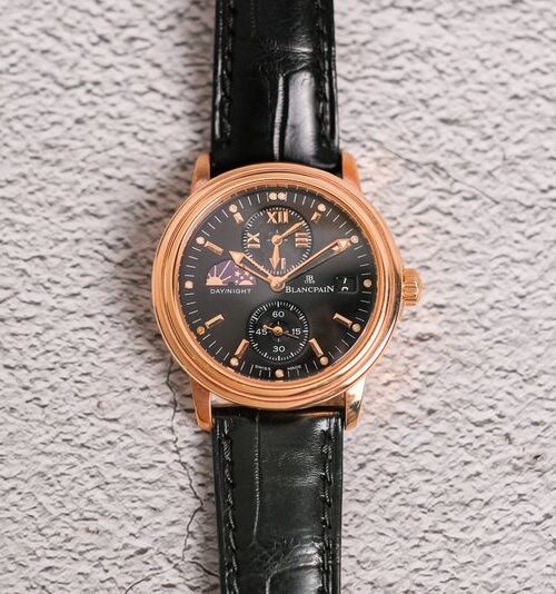 นาฬิกามือสอง Blancpain Leman Day & Night Moonphase 18K Rose Gold