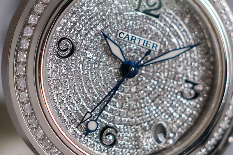 ขายนาฬิกา Cartier Ballon Bleu 36 Diamond