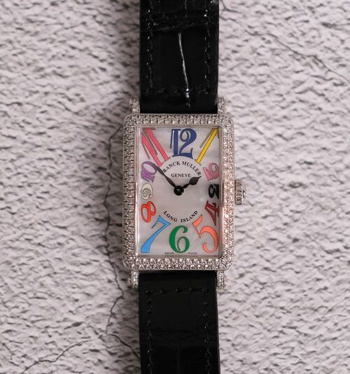 นาฬิกามือสอง Franck Muller Long Island Color Dreams 18K White Gold Diamond 902 QZ