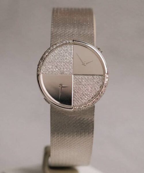 Chopard Classic Dual Time 18K White Gold Diamond