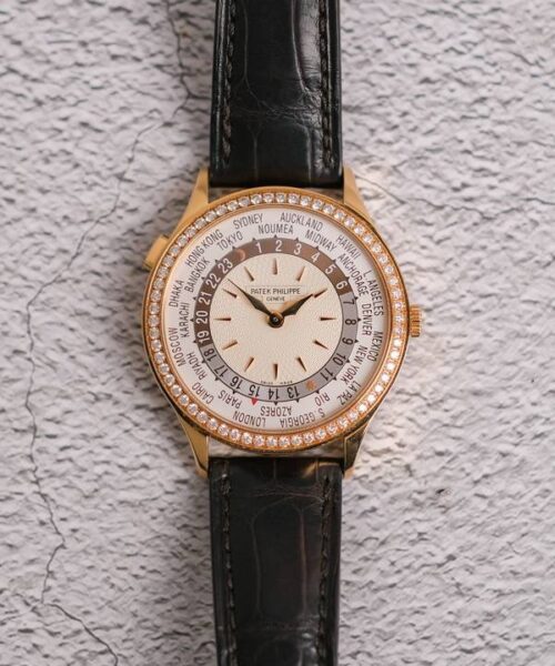 Patek Philippe World Time 7130R-013 Diamond Bezel