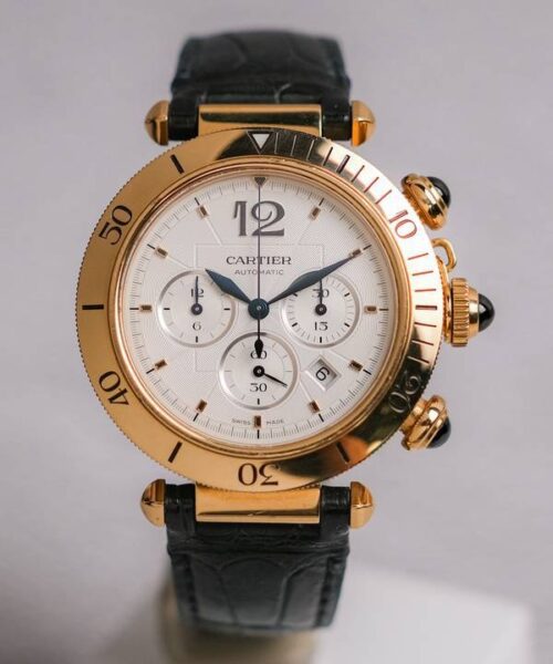 Cartier Pasha Chronograph 18K Gold