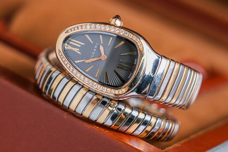 นาฬิกามือสอง Bvlgari Serpenti Tubogas 2 Tone Diamond