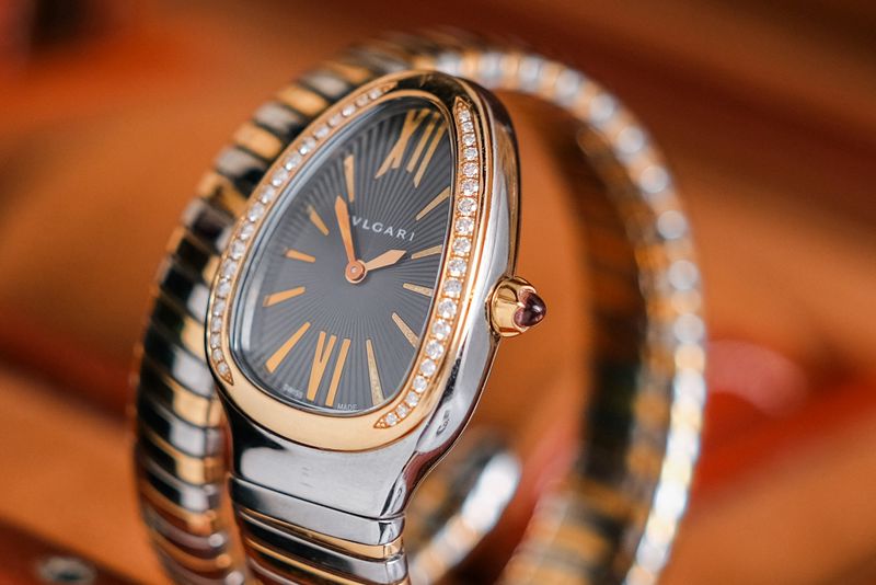 รับซื้อนาฬิกา Bvlgari Serpenti Tubogas 2 Tone Diamond