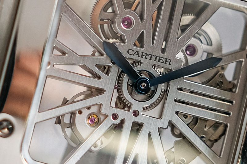 Cartier Santos 100 XL Skeleton Palladium W2020018 (3)
