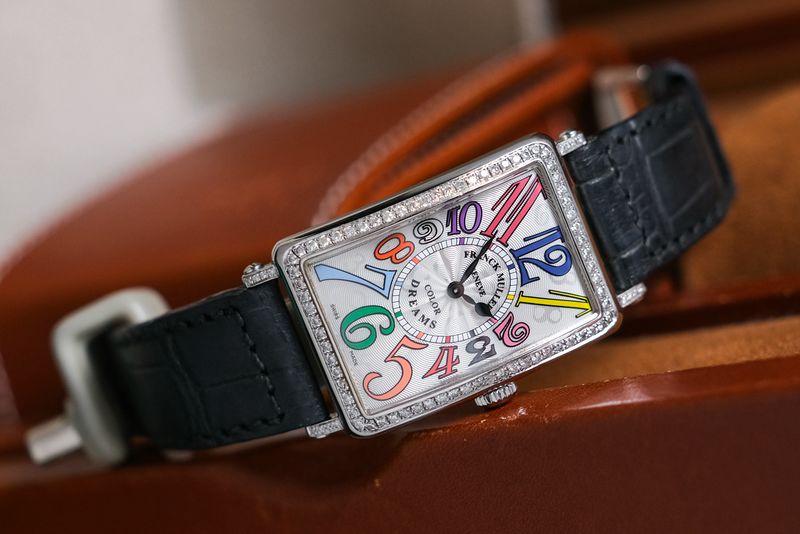 ขายนาฬิกา Franck Muller Long Island Color Dreams Diamond 952 QZ