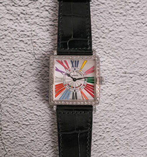 รับซื้อนาฬิกา Franck Muller Master Square Color Dream Diamond (6002 M QZ COL DRM R D 1R)