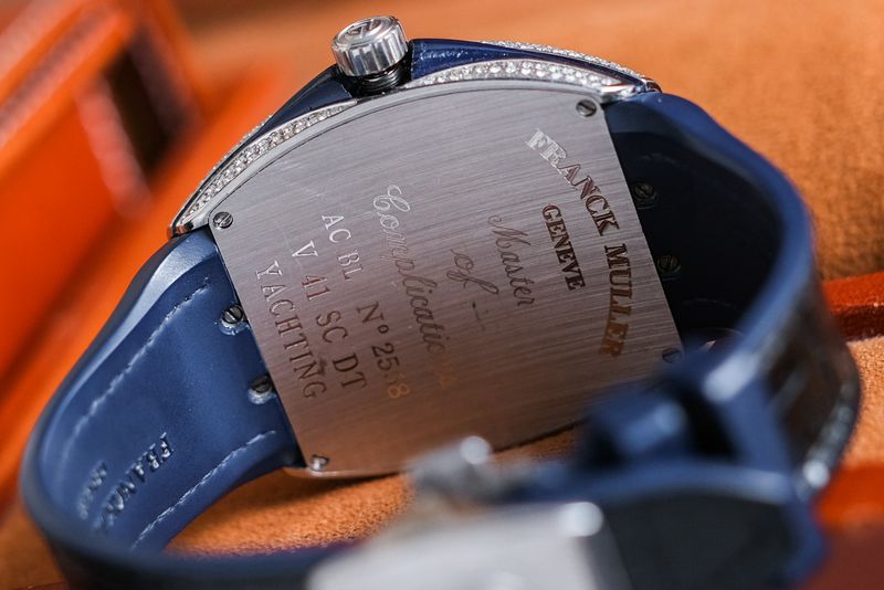รับซื้อ Franck Muller Vanguard Yachting Blue V41 Diamond