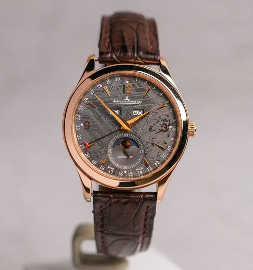 นาฬิกามือสอง JAEGER LECOULTRE Master Calendar Meteorite Moonphase 18K Rose Gold