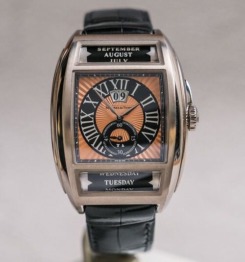 นาฬิกามือสอง Maitres du Temps Chapter Two Day Date 18K White Gold