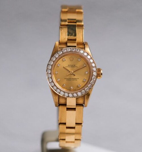 นาฬิกามือสอง Rolex Lady Full 18K Gold Ref. 67198