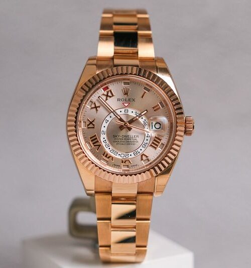 Rolex Sky Dweller Full 18K Rose Gold