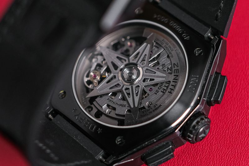 Zenith Defy El Primero 21 Skeleton Black Ceramic (5)