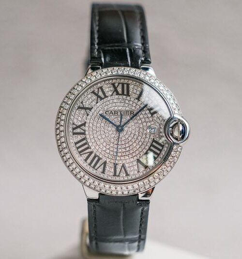 นาฬิกามือสอง Cartier Ballon Bleu 42 Diamond