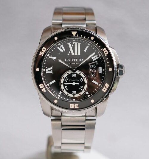 รับซื้อนาฬิกา Cartier Calibre de Cartier Black