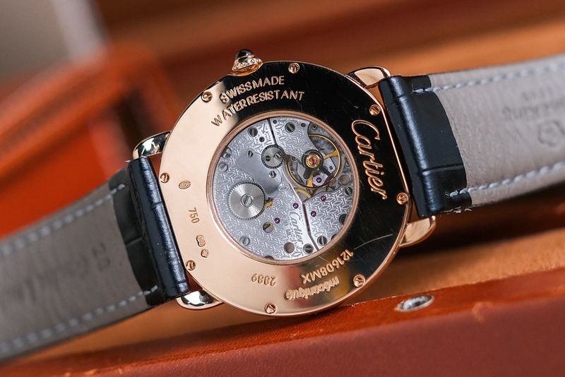 Cartier Ronde Louis Cartier 18K Rose Gold Diamond (1)