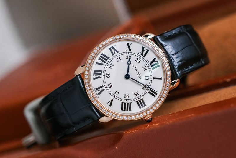 Cartier Ronde Louis Cartier 18K Rose Gold Diamond (2)