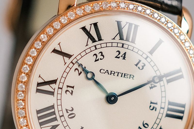 Cartier Ronde Louis Cartier 18K Rose Gold Diamond (3)