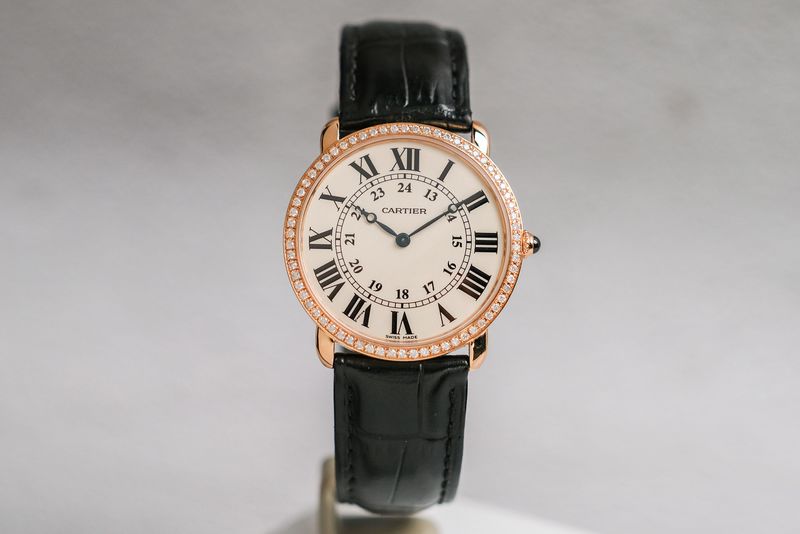 Cartier Ronde Louis Cartier 18K Rose Gold Diamond (5)