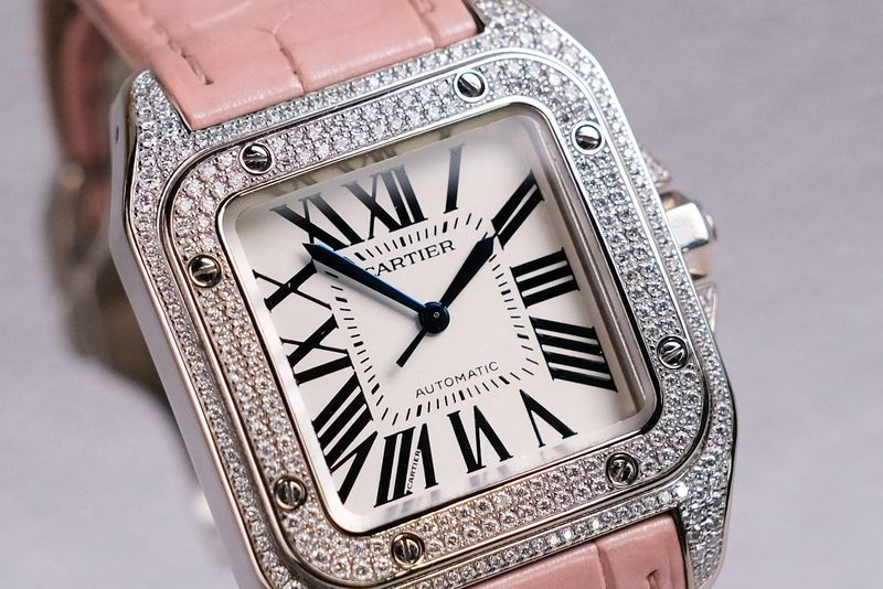 Cartier Santos 100 Medium Diamond 2