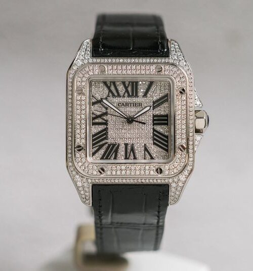 Cartier Santos 100 XL Diamonds