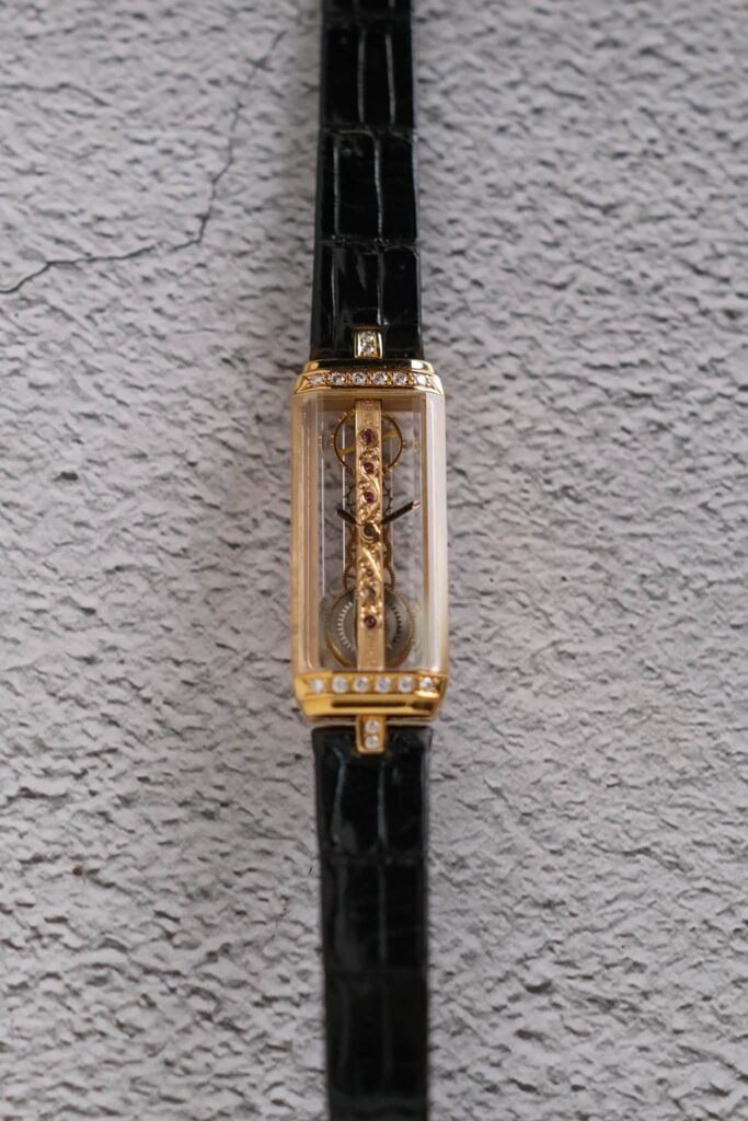ร้านนาฬิกา Corum Golden Bridge Lady 18K Gold Diamond