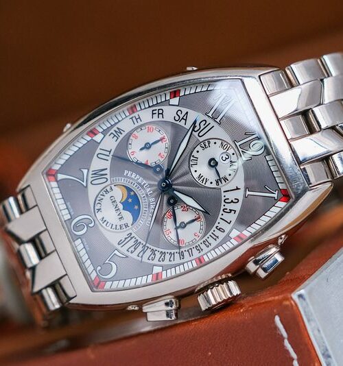 Franck Muller Cintrée Curvex Perpetual Calendar Chronograph 7850 CC QPB