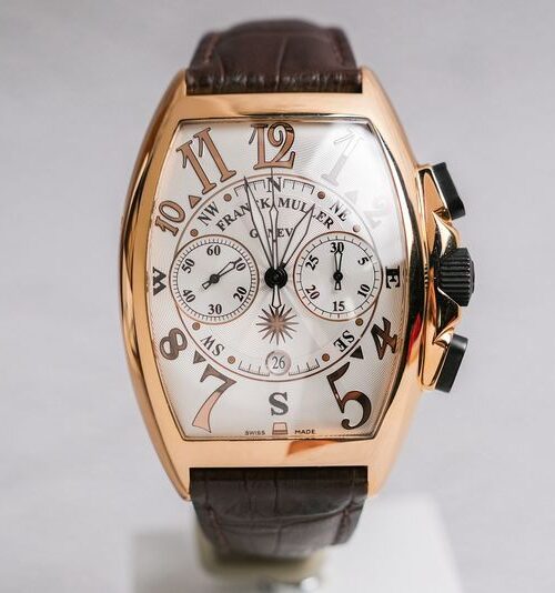 Franck Muller Curvex Marina Chronograph 18K Rose Gold (9080 CC DT REL MAR)