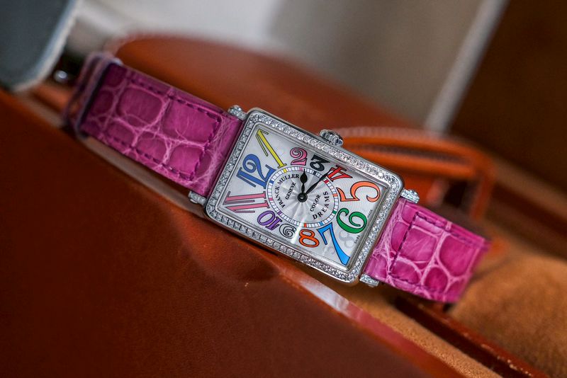 Franck Muller Long Island Color Dreams Diamond 952 QZ (8)